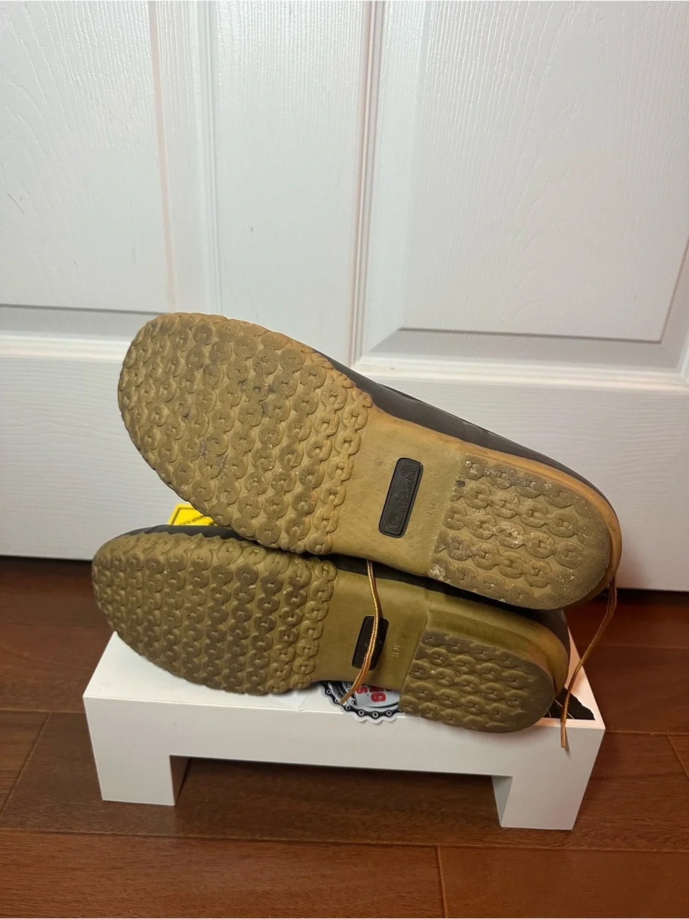 L.L. Bean Tan and Dark Brown Men’s Duck Boots